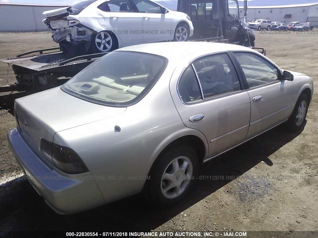 JN1CA21D0XM417552 - 1999 NISSAN MAXIMA GLE/GXE/SE GOLD photo 4