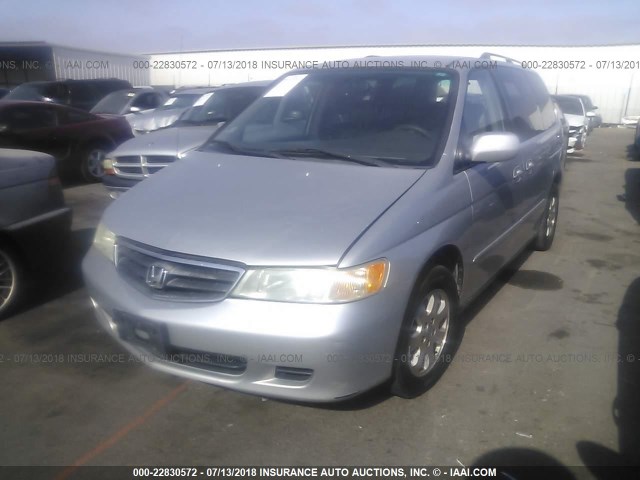 5FNRL18903B129370 - 2003 HONDA ODYSSEY EXL SILVER photo 2