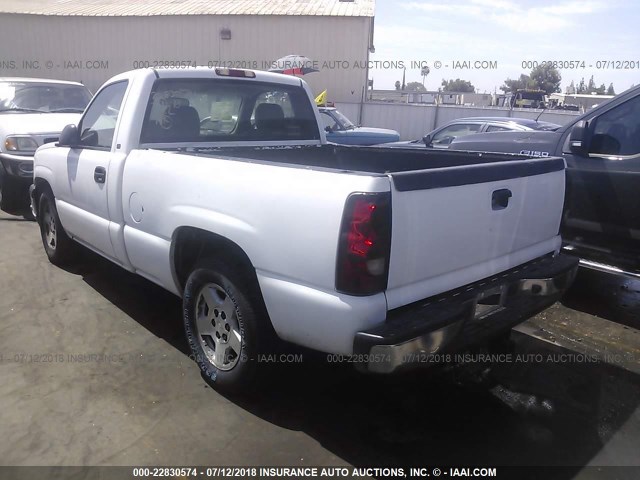 1GCEC14X34Z280668 - 2004 CHEVROLET SILVERADO C1500 WHITE photo 3