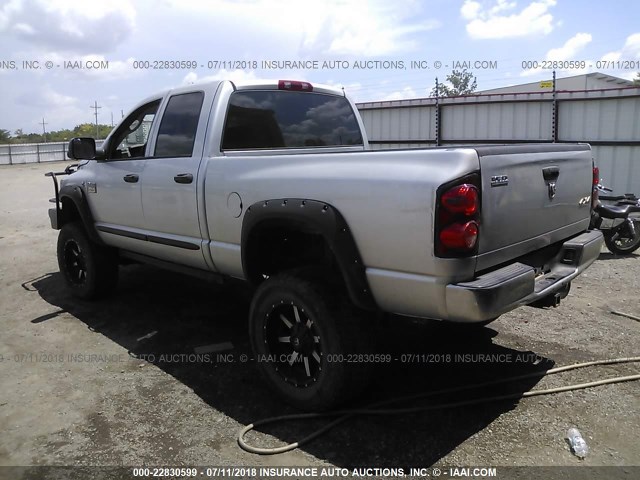 1D7KS28C07J536146 - 2007 DODGE RAM 2500 ST/SLT GRAY photo 3