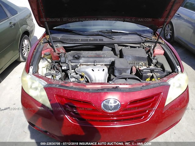 4T1BE46K09U388035 - 2009 TOYOTA CAMRY SE/LE/XLE 红色 照片 10
