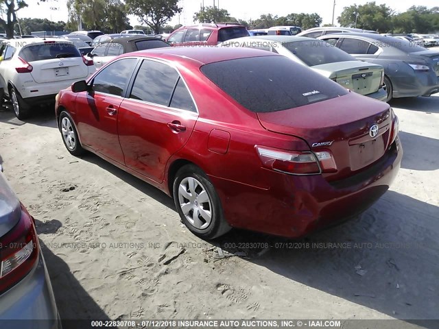 4T1BE46K09U388035 - 2009 TOYOTA CAMRY SE/LE/XLE 红色 照片 3