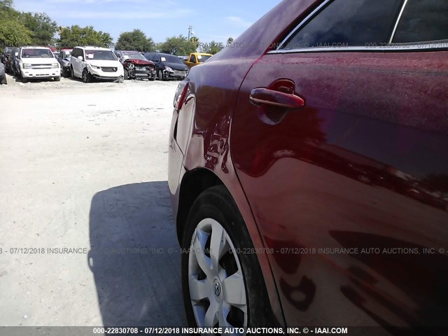 4T1BE46K09U388035 - 2009 TOYOTA CAMRY SE/LE/XLE 红色 照片 6