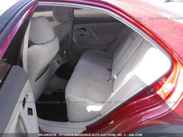 4T1BE46K09U388035 - 2009 TOYOTA CAMRY SE/LE/XLE 红色 照片 8