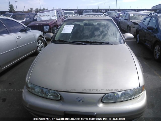 1G3NL12E02C100970 - 2002 OLDSMOBILE ALERO GL GOLD photo 6