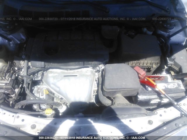 4T1BF3EK8BU130666 - 2011 TOYOTA CAMRY SE/LE/XLE SILVER photo 10