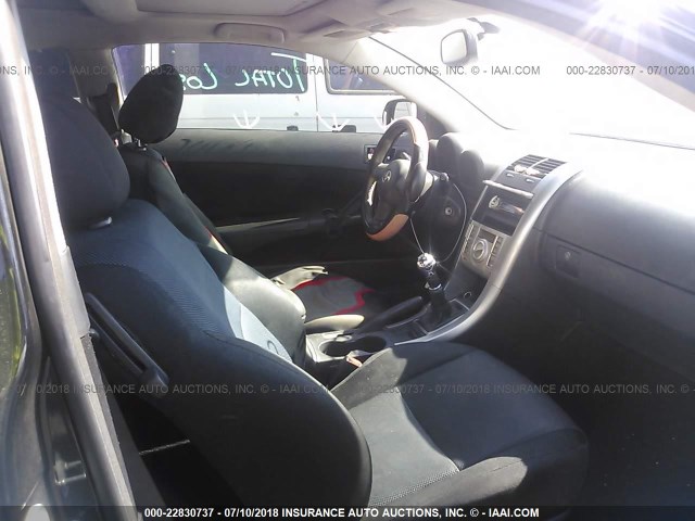 JTKDE177X50049377 - 2005 TOYOTA SCION TC 黑色 照片 5