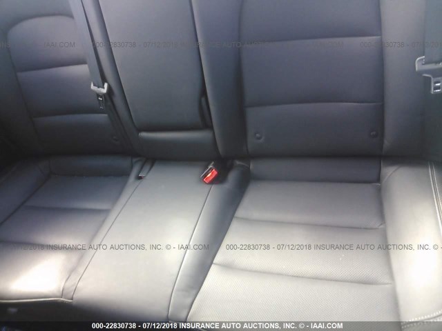 KNAFZ6A36F5374309 - 2015 KIA FORTE SX GRAY photo 8