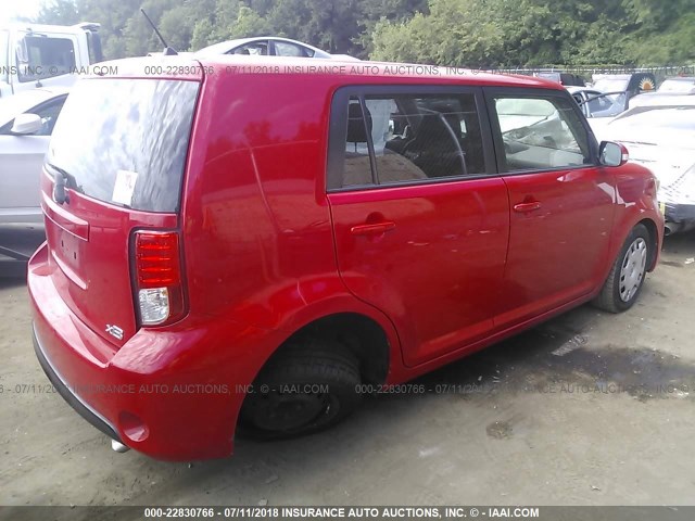 JTLZE4FE4EJ063109 - 2014 TOYOTA SCION XB Қызыл фото 4