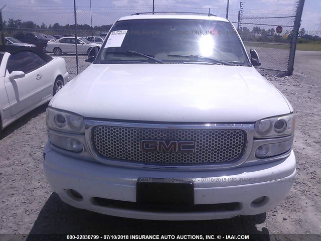 1GKFK66U62J240558 - 2002 GMC DENALI XL K1500 WHITE photo 6