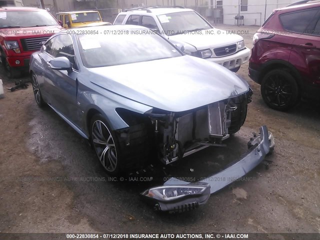 JN1EV7EK5HM361497 - 2017 INFINITI Q60 PREMIUM/SPORT BLUE photo 6