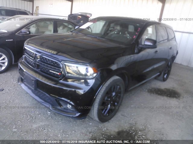 1C4RDHAG0FC201426 - 2015 DODGE DURANGO SXT BLACK photo 2