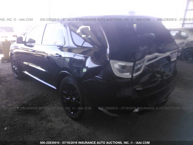 1C4RDHAG0FC201426 - 2015 DODGE DURANGO SXT BLACK photo 3