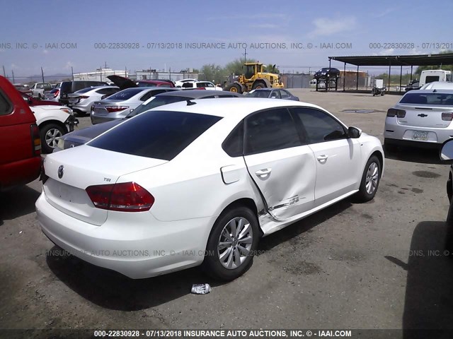 1VWAT7A34FC069114 - 2015 VOLKSWAGEN PASSAT S WHITE photo 6