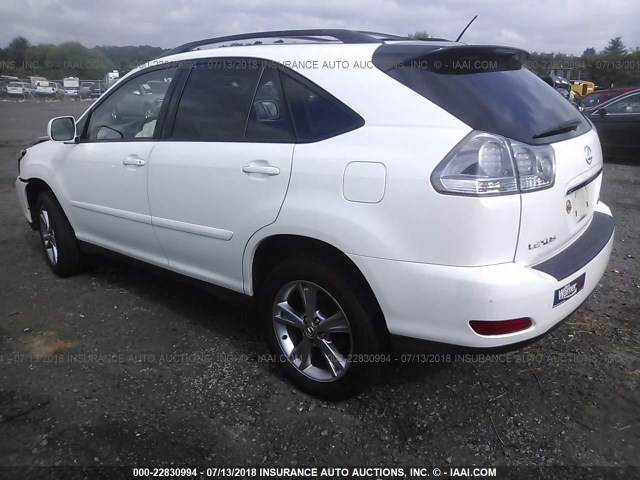 JTJHW31U060025720 - 2006 LEXUS RX 400 WHITE photo 3