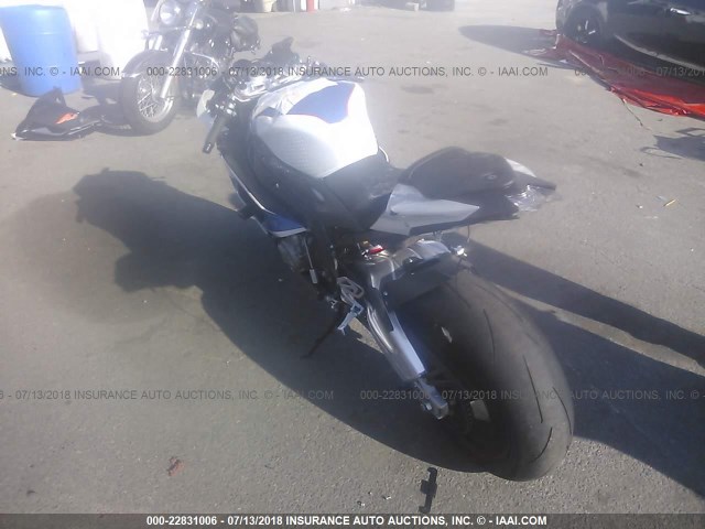 WB10D6007HZ710525 - 2017 BMW S 1000 RR WHITE photo 3