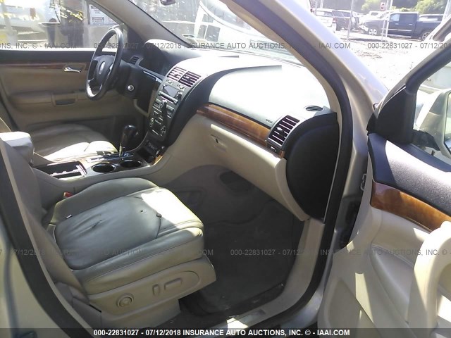 5GZER23788J137868 - 2008 SATURN OUTLOOK XR ოქროსფერი ფოტო 5