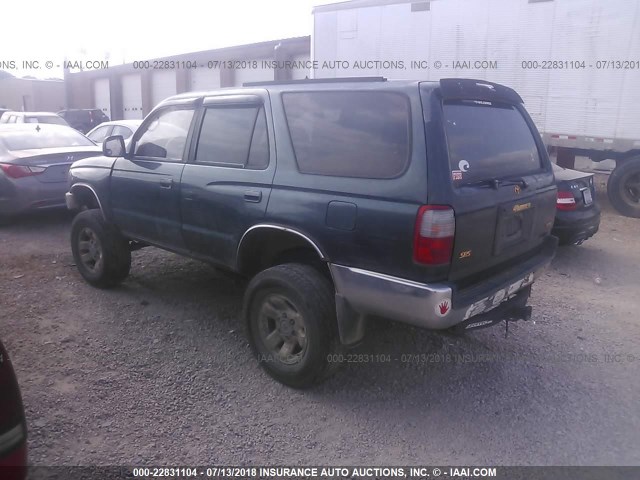 JT3HN86R7W0167784 - 1998 TOYOTA 4RUNNER SR5 GREEN photo 3