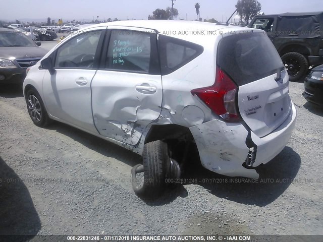 3N1CE2CP4GL362898 - 2016 NISSAN VERSA NOTE S/S PLUS/SV/SL/SR WHITE photo 3