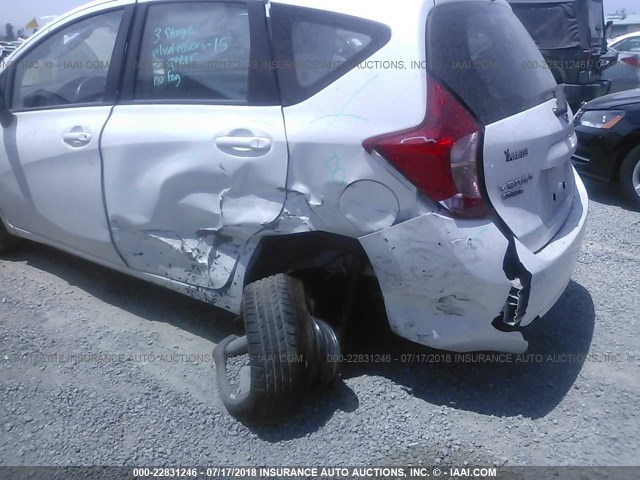 3N1CE2CP4GL362898 - 2016 NISSAN VERSA NOTE S/S PLUS/SV/SL/SR WHITE photo 6