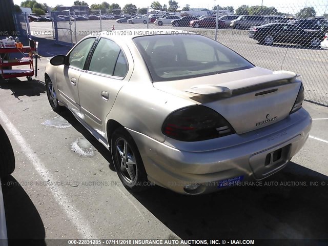 1G2NF52E44M501115 - 2004 PONTIAC GRAND AM SE1 GOLD photo 3