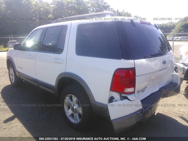 1FMZU73E15UB78782 - 2005 FORD EXPLORER XLT/XLT SPORT/NBX 白色 照片 3