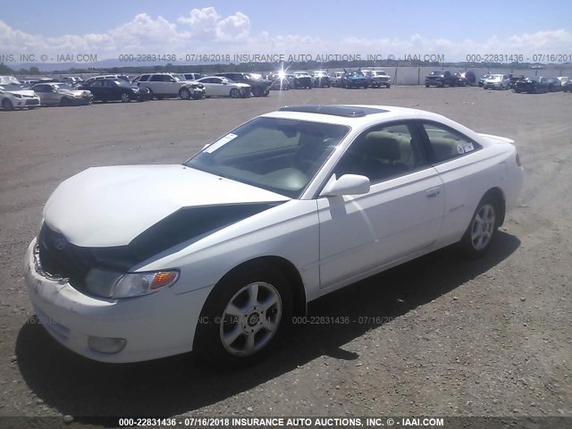 2T1CF28P71C539294 - 2001 TOYOTA CAMRY SOLARA SE/SLE თეთრი ფოტო 2