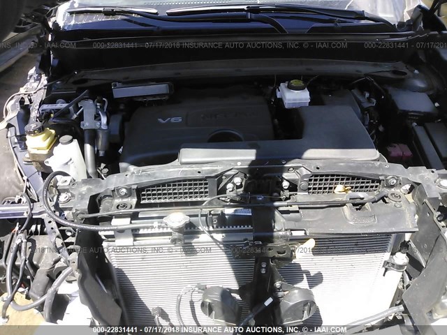 5N1DR2MM4HC674593 - 2017 NISSAN PATHFINDER S/SV/SL/PLATINUM 蓝色 照片 10