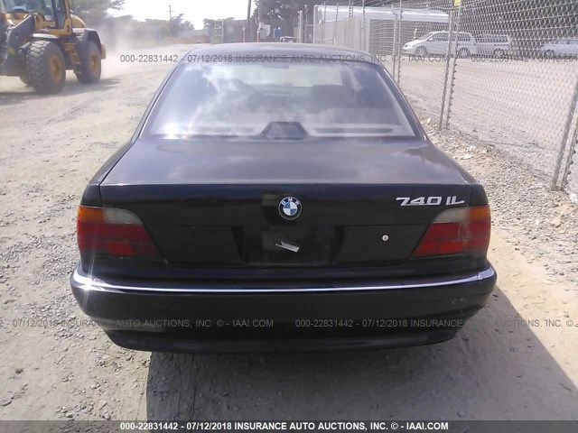 WBAGJ6328SDH35462 - 1995 BMW 740 IL BLACK photo 6