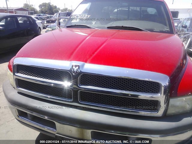 1B7KC23W2XJ630800 - 1999 DODGE RAM 2500 RED photo 6