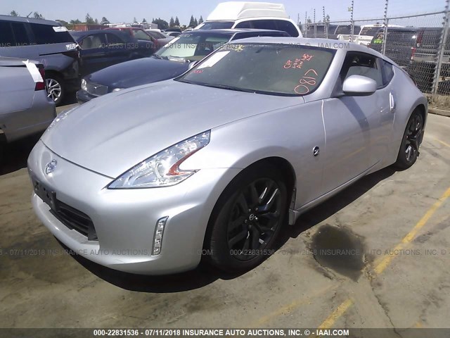 JN1AZ4EH5FM440817 - 2015 NISSAN 370Z TOUR/SPT/TECH/NISMO/TECH SILVER photo 2