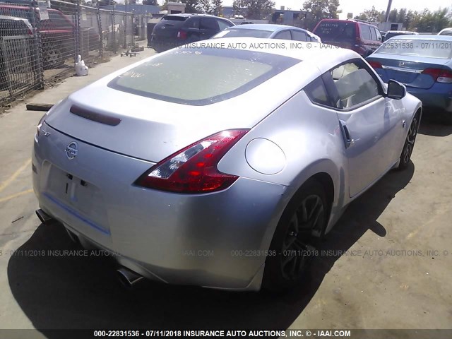 JN1AZ4EH5FM440817 - 2015 NISSAN 370Z TOUR/SPT/TECH/NISMO/TECH SILVER photo 4