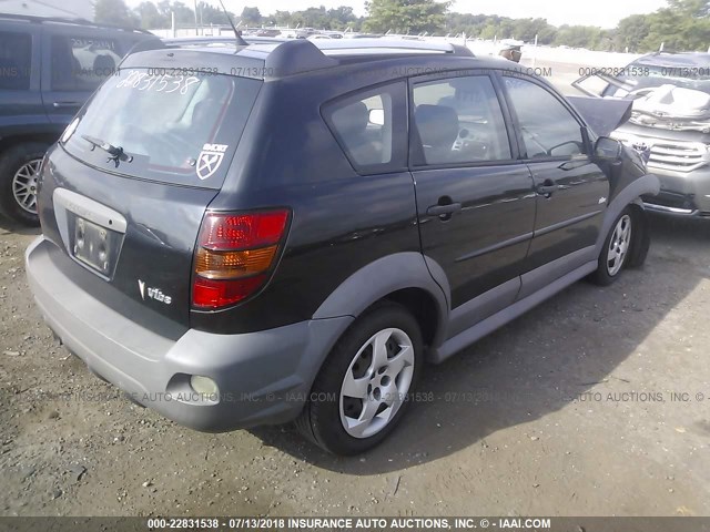 5Y2SL65828Z404233 - 2008 PONTIAC VIBE BLACK photo 4