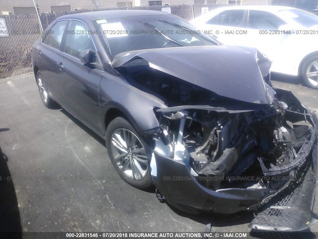4T1BF1FK1FU950323 - 2015 TOYOTA CAMRY LE/XLE/SE/XSE GRAY photo 1