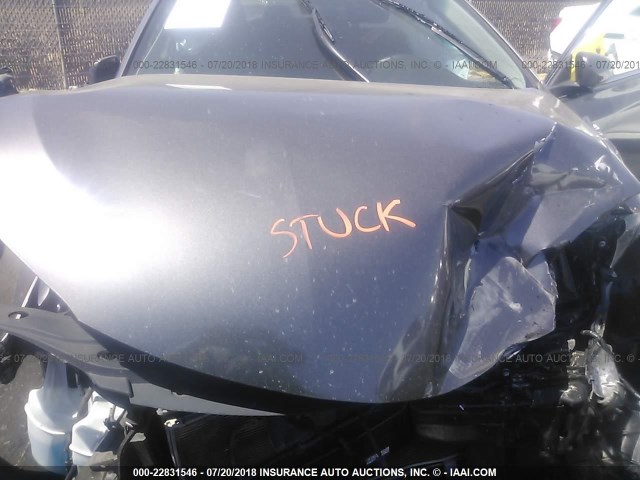 4T1BF1FK1FU950323 - 2015 TOYOTA CAMRY LE/XLE/SE/XSE GRAY photo 10