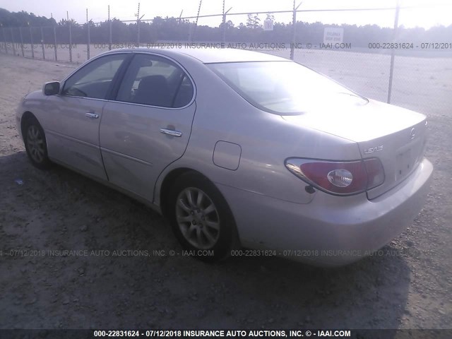 JTHBF30G130131902 - 2003 LEXUS ES TAN photo 3