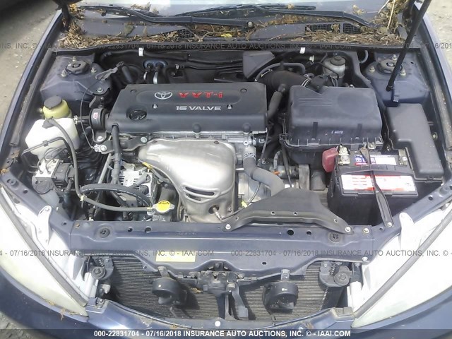 4T1BE32K52U620280 - 2002 TOYOTA CAMRY LE/XLE/SE Mavi foto 10