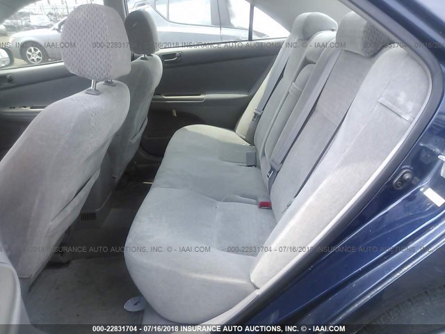 4T1BE32K52U620280 - 2002 TOYOTA CAMRY LE/XLE/SE Mavi foto 8