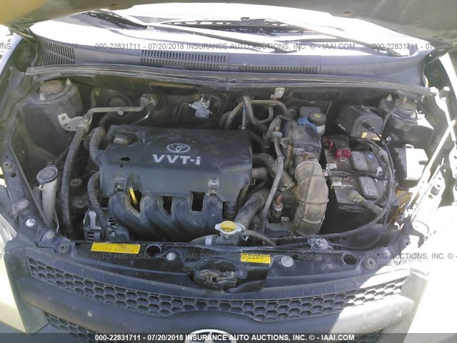 JTKKT624060170542 - 2006 TOYOTA SCION XA BLACK photo 10