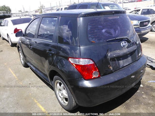 JTKKT624060170542 - 2006 TOYOTA SCION XA BLACK photo 3