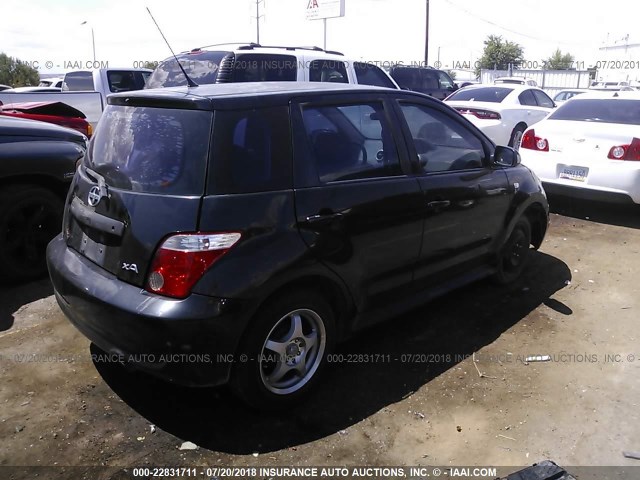 JTKKT624060170542 - 2006 TOYOTA SCION XA BLACK photo 4