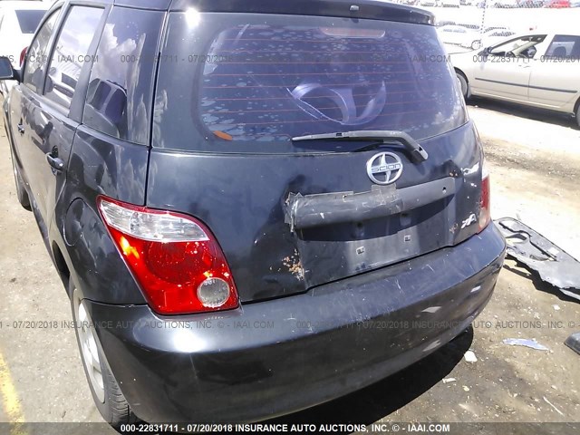 JTKKT624060170542 - 2006 TOYOTA SCION XA BLACK photo 6