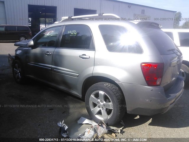 2CKDL63F866049001 - 2006 PONTIAC TORRENT GRAY photo 3