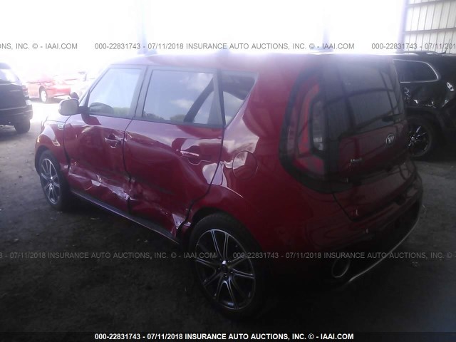 KNDJX3AA6J7529261 - 2018 KIA SOUL ! RED photo 3