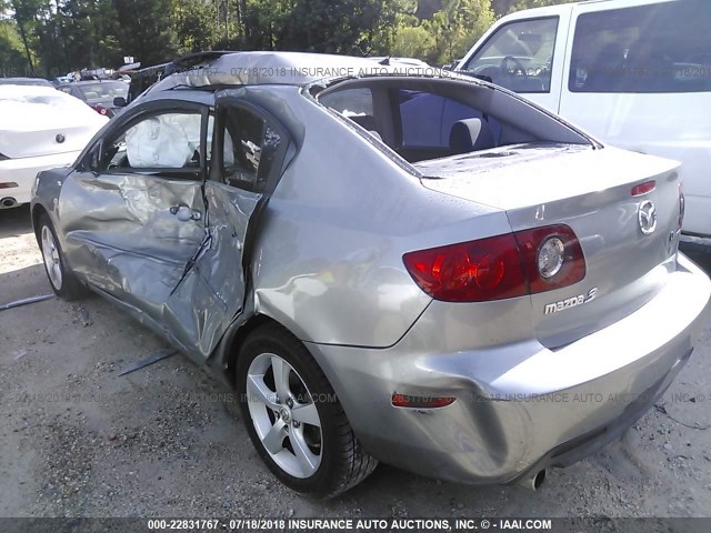 JM1BK32F761500973 - 2006 MAZDA 3 I SILVER photo 3