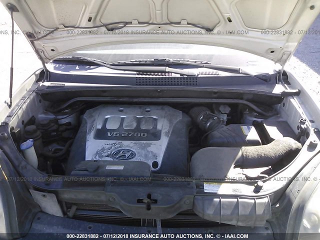 KM8JN12DX6U348851 - 2006 HYUNDAI TUCSON GLS/LIMITED 银色 照片 10