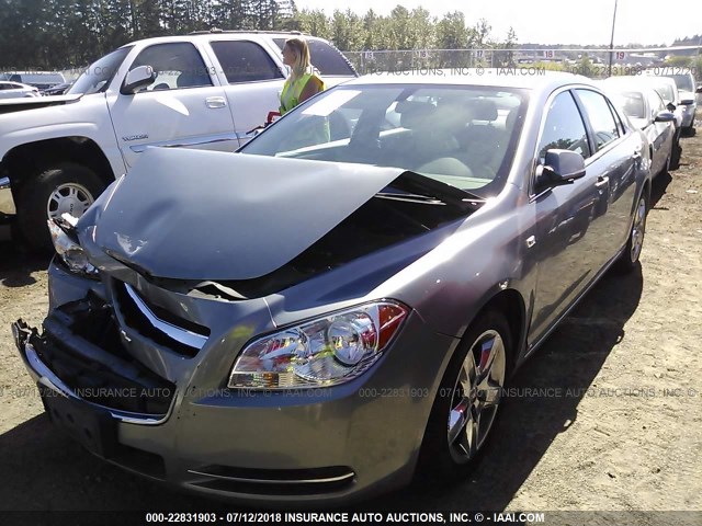 1G1ZH57B38F220142 - 2008 CHEVROLET MALIBU 1LT 蓝色 照片 2