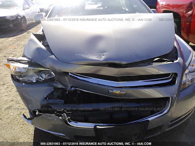 1G1ZH57B38F220142 - 2008 CHEVROLET MALIBU 1LT 蓝色 照片 6