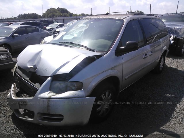 2A4GP54L37R193461 - 2007 CHRYSLER TOWN & COUNTRY TOURING SILVER photo 2