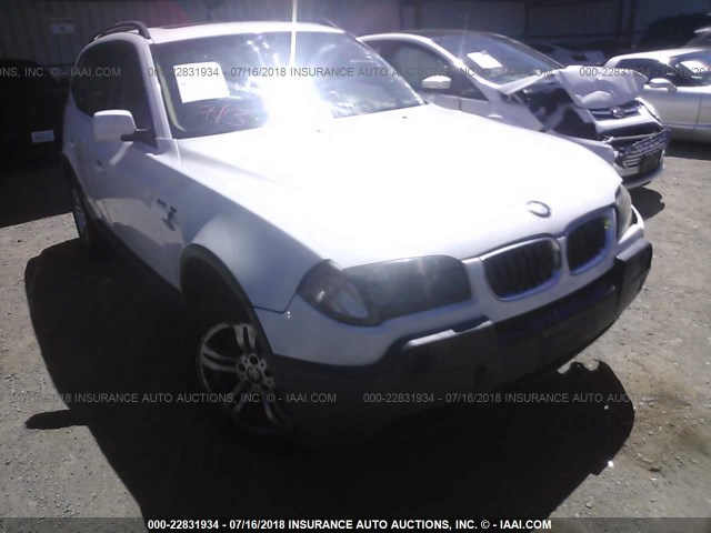 WBXPA73454WB24132 - 2004 BMW X3 2.5I WHITE photo 1